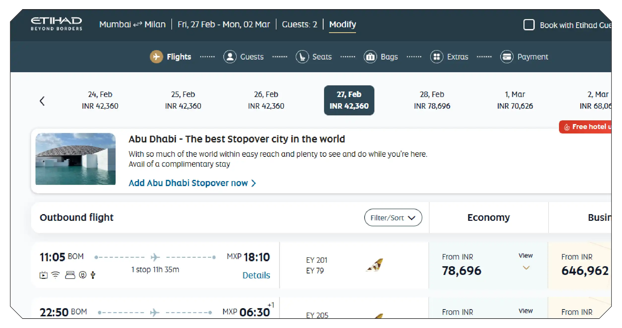 Etihad Airways-Balancing Affordability and Premium Services